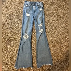 super high rise jeans